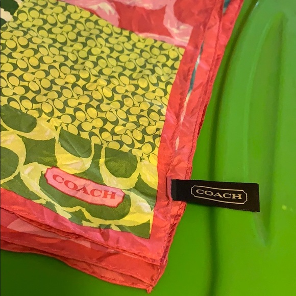 Coach Silk Scarf - Picture 3 of 4